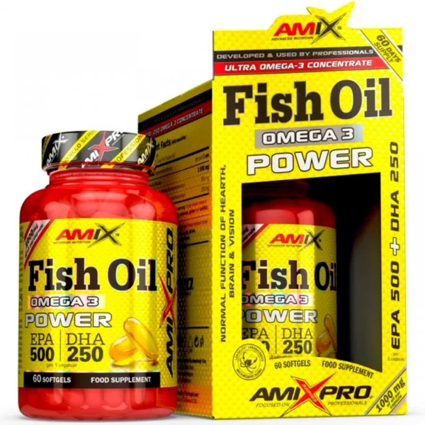 Amix Fish Oil Omega 3 Power 60 Caps