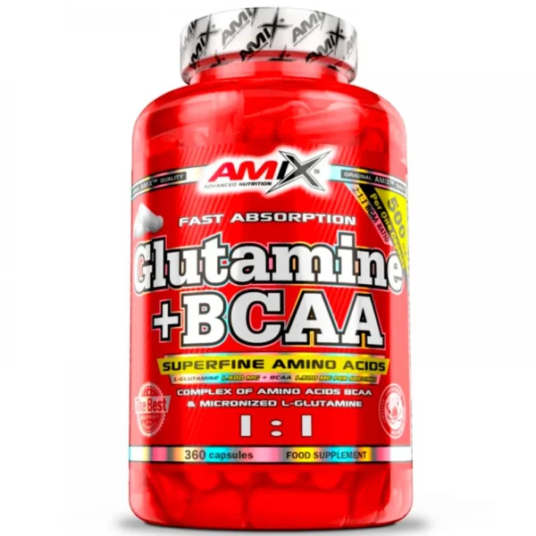 Amix Glutamina + Bcaa 360 Caps