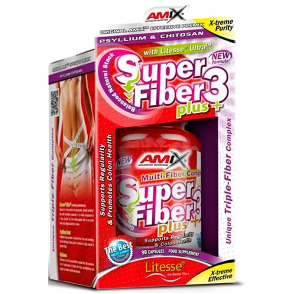 Amix Super Fiber 3 Plus 90 Caps.