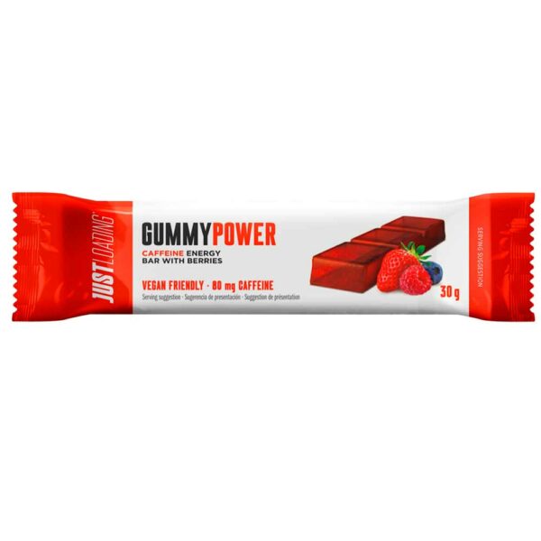 Just Loading Barrita Energética GUMMYPOWER 30 gr Sabor Frutos Rojos