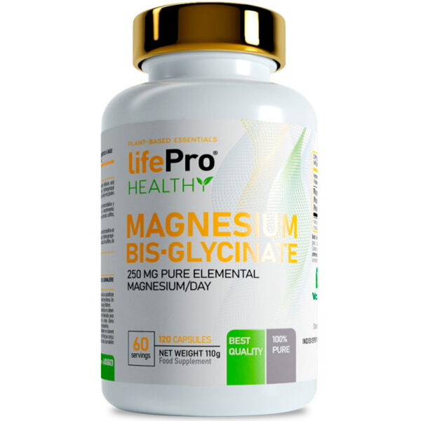 Life Pro Bisglicinato De Magnesio 120 Caps