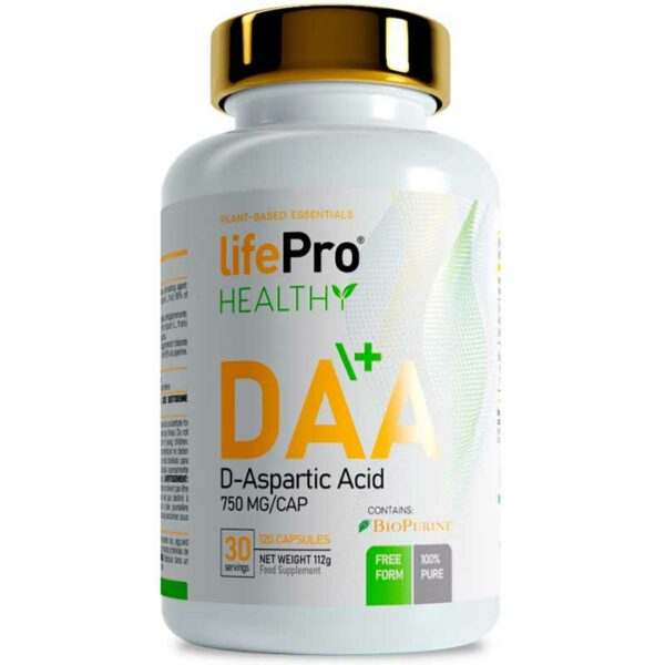 Life Pro DAA Acido D-Aspártico 750mg 120caps