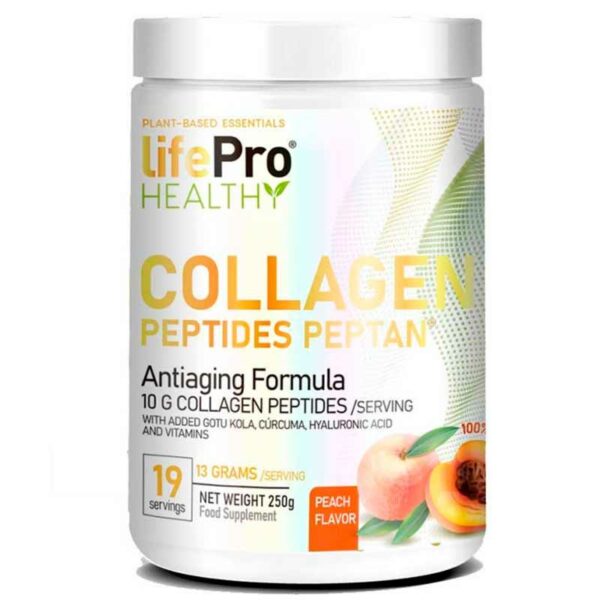 Life Pro Collagen Peptides 250g Melocotón