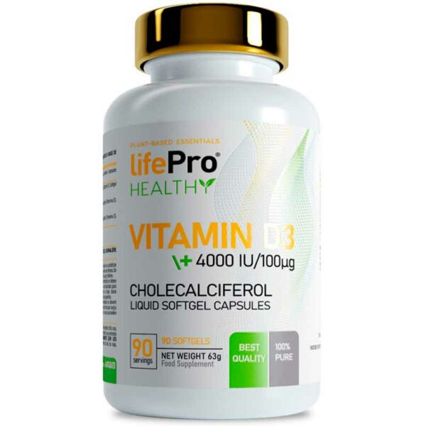 Life Pro Vitamina D3 4000ui 90perlas