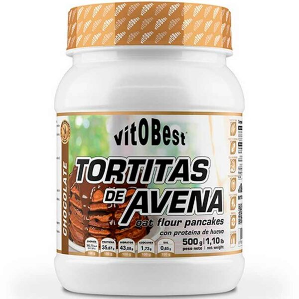 Vitobest Tortitas de Avena 500 Gr Sabor Chocolate