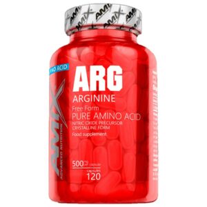 Amix Arginine 120 Cápsulas – Suplemento de L-Arginina para mejorar masa muscular y rendimiento