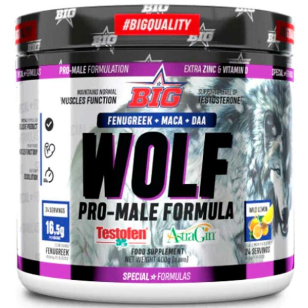 Big Wolf Pro-hormonal Wild-Lemon 400g