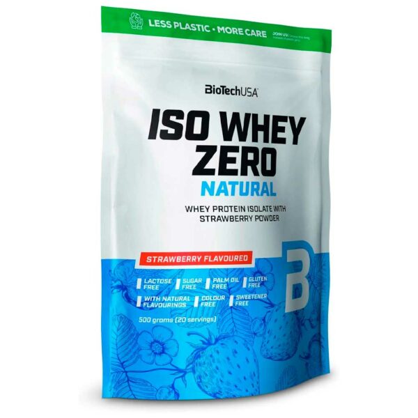 Biotech Usa Iso Whey Zero Natural Bebida de Proteína en Polvo 1000 g