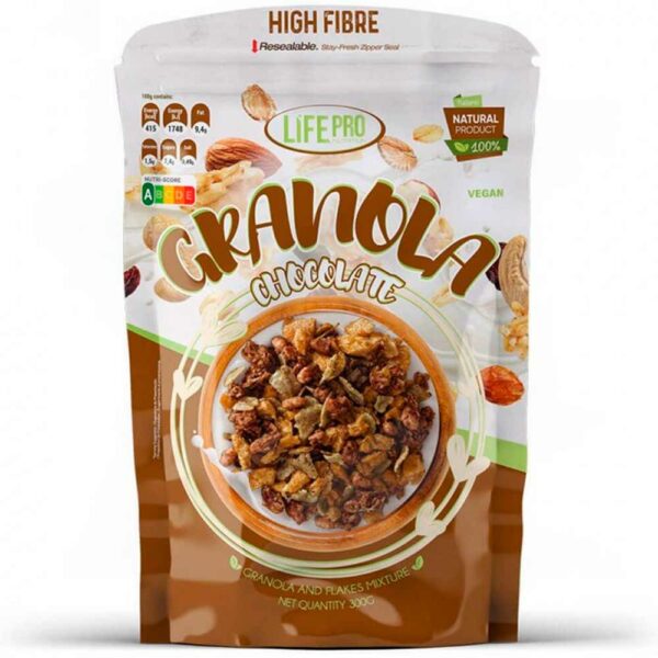 Life Pro Fit Food Granola Chocolate Vegan 300g