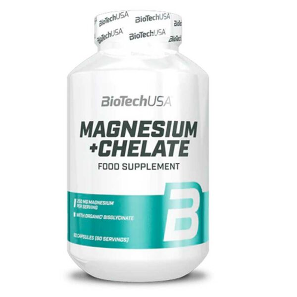 Biotech USA Magnesium + Chelate 60 cápsulas