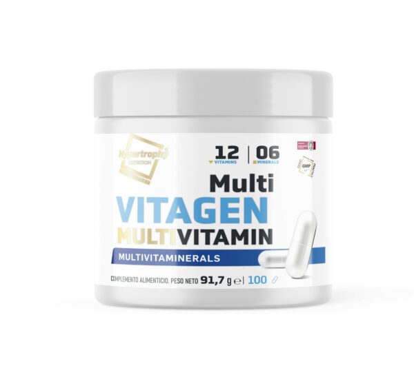 Vitagen | Complejo Multivitamínico A+B+C+D+E | 100 Cápsulas