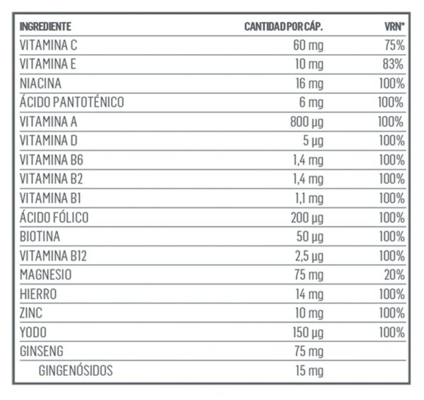Vitamin & Antiox | Multivitamínico | 60 Cápsulas - Imagen 2