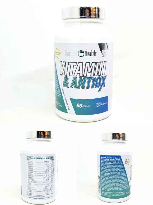 Vitamin & Antiox | Multivitamínico | 60 Cápsulas - Imagen 3