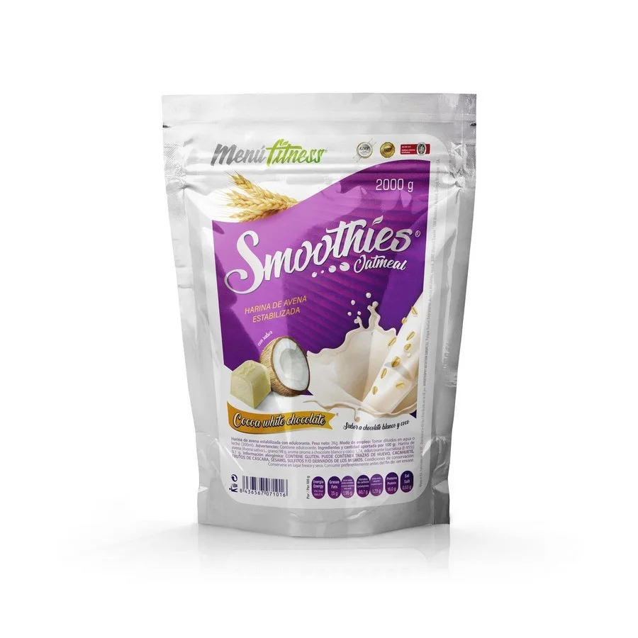 Smoothies Oatmeal | Harina de Avena con Sabor | 1kg - Imagen 9