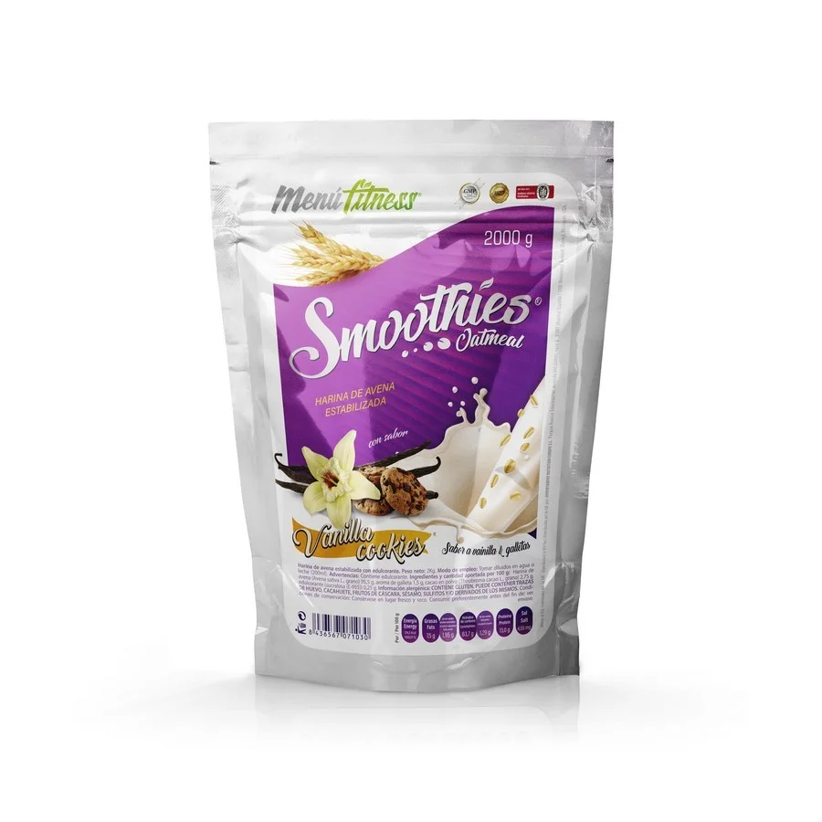Smoothies Oatmeal | Harina de Avena con Sabor | 1kg - Imagen 6
