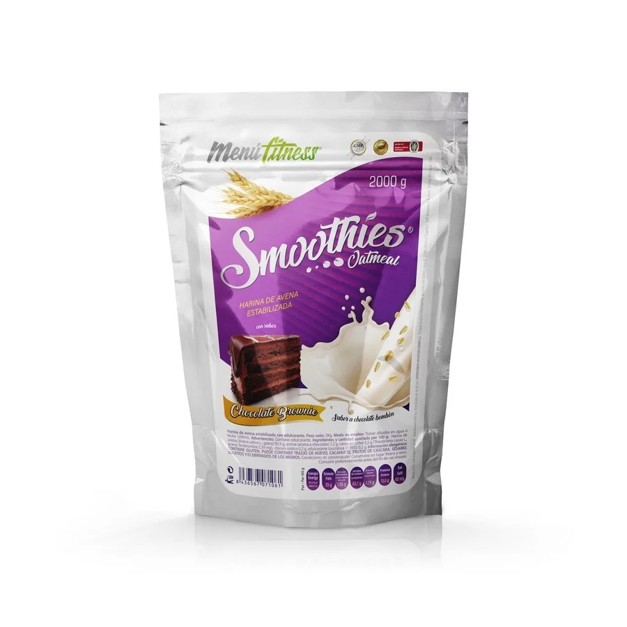 Smoothies Oatmeal | Harina de Avena con Sabor | 1kg - Imagen 2