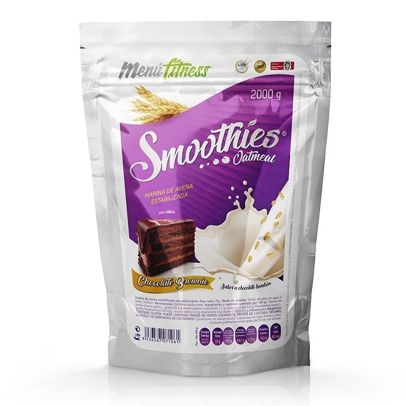 Smoothies Oatmeal | Harina de Avena con Sabor | 1kg